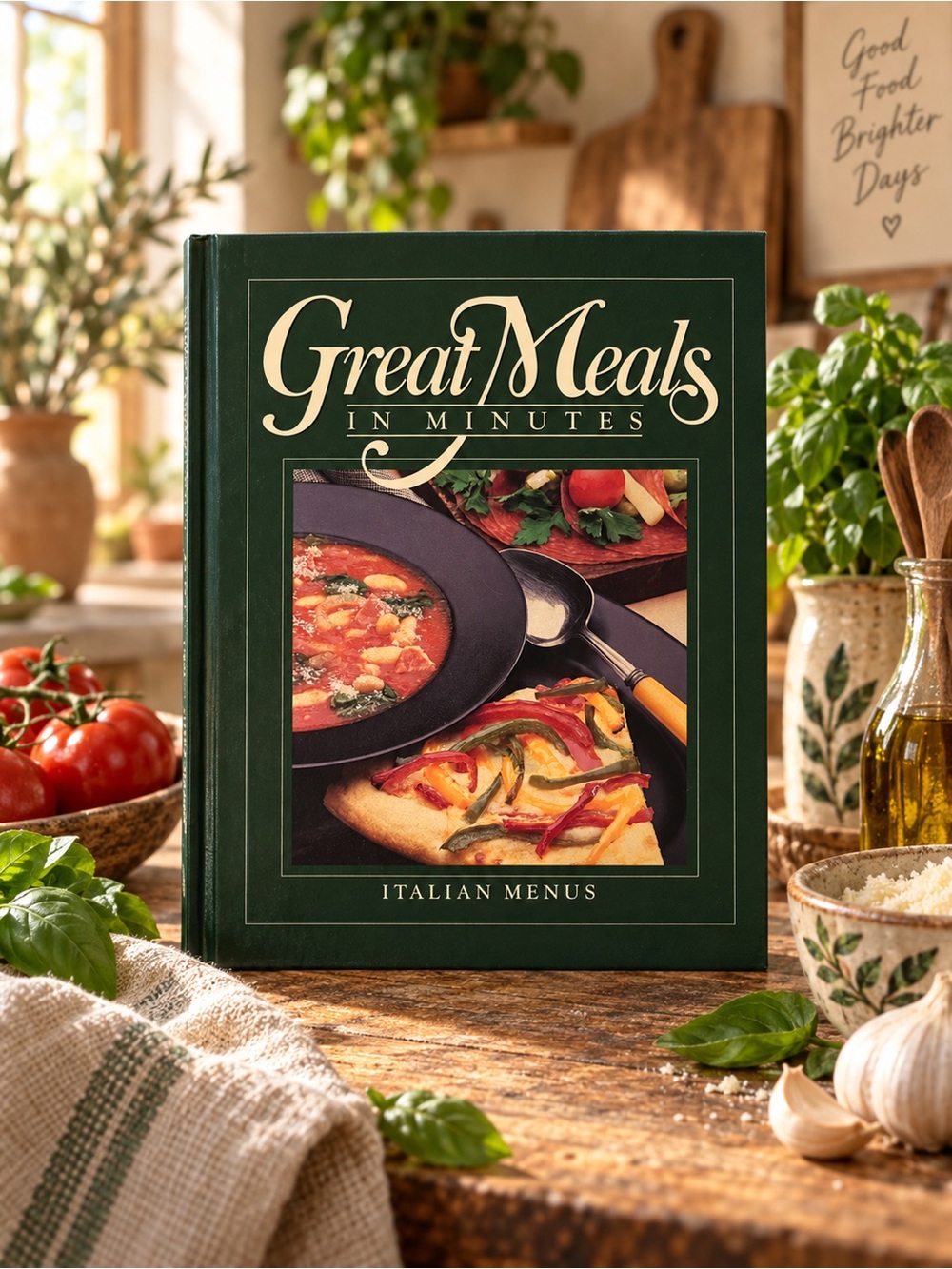 Time-Life Great Meals in Minutes Cookbook
Italian Menus 1980s Hardcover